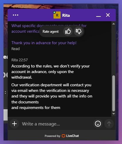 Chat with support realy help me